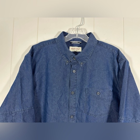 NEW Weatherproof Vintage Shirt Mens Sz L Button Down Long Sleeve Casual Pocket - Picture 2 of 11